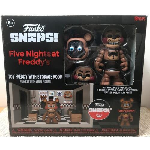 Funko Snaps Five Nights at Freddys Toy Freddy with Storage Room Playset