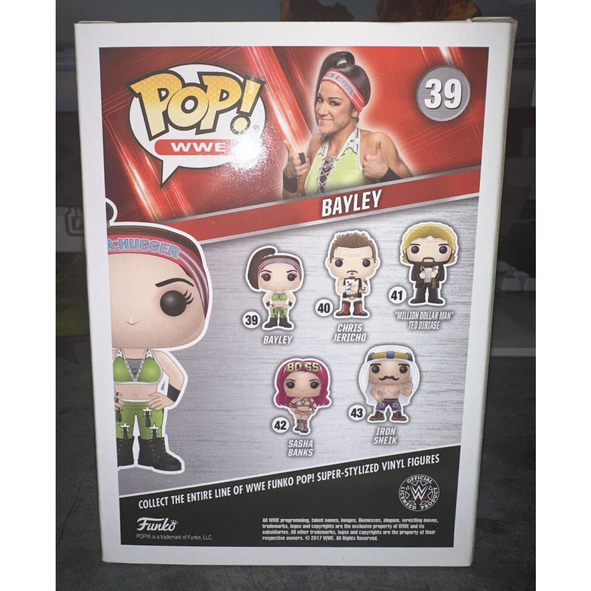 Funko Bayley Wwe Pop 39 Rare Vaulted Toysrus Exclusive