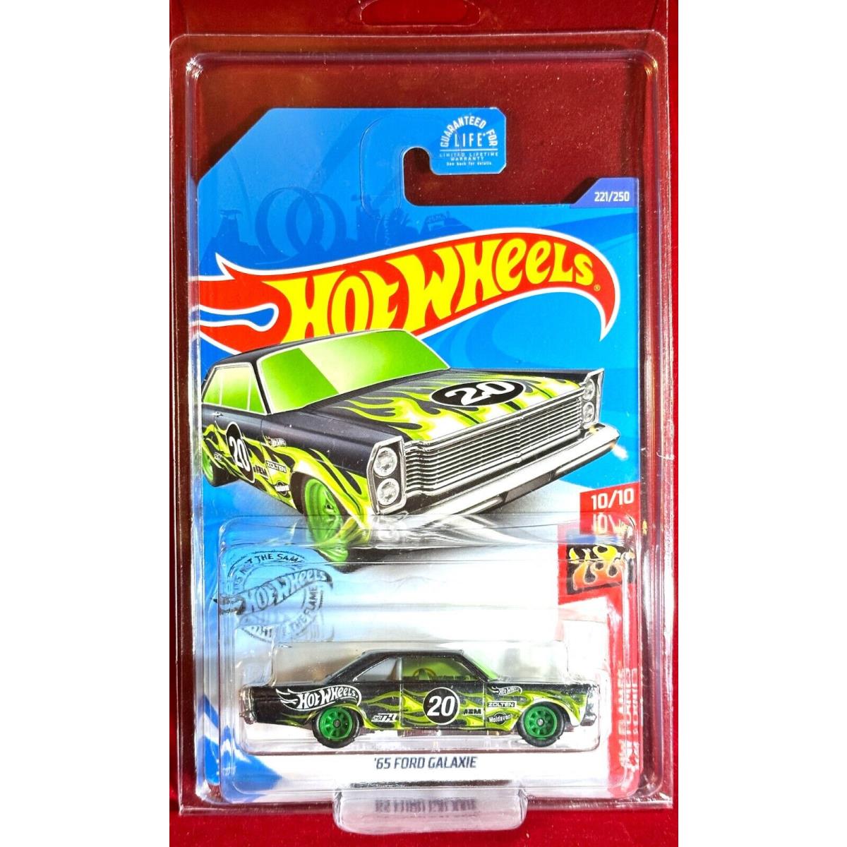 Hot Wheels HW Flames 221/250 `65 Ford Galaxie 10/10 Super Treasure Hunt Mint