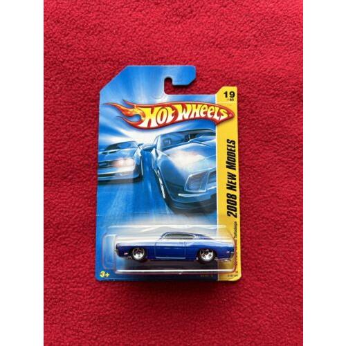 Hot Wheels 2008 Models - Blue `69 Ford Torino Talladega Error Backwards Car