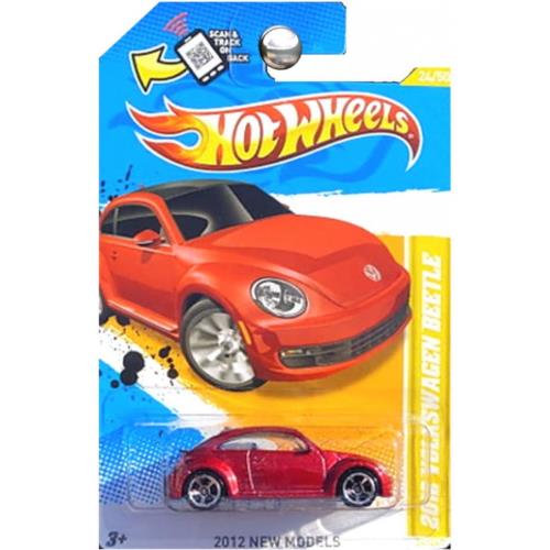 Hot Wheels 2012 Models 2012 Volkswagen VW Beetle Bug Red Metallic