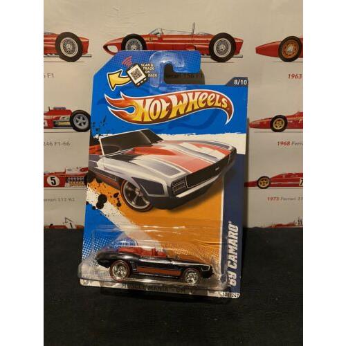 Hotwheels 69 Camaro Super Treasure Hunt Htf Mattel HW 1/64 Muscle Mania