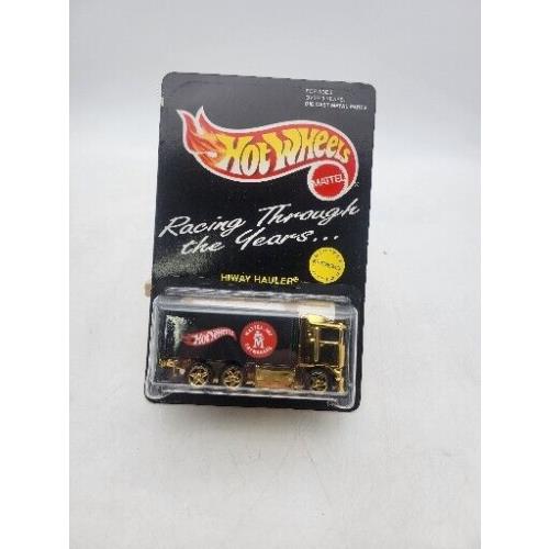 1995 Hot Wheels Limited Edition 8000 Racing Gold Hiway Hauler Vintage Mattel