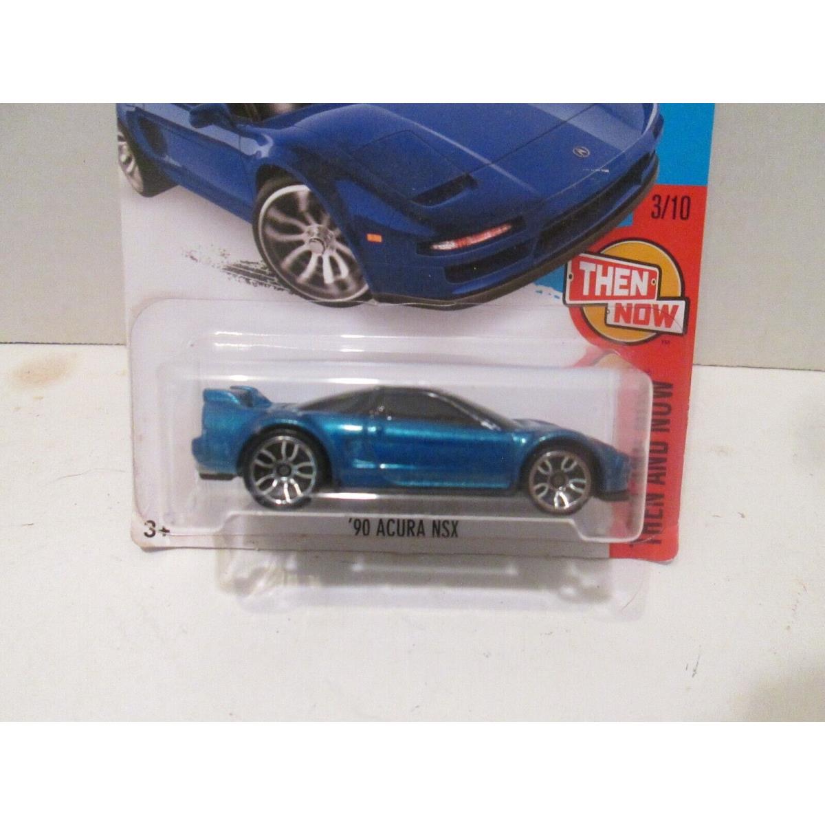 Toys Hot Wheels Then Now 3/10 `90 Acura Nsx Blue 2015 in Package