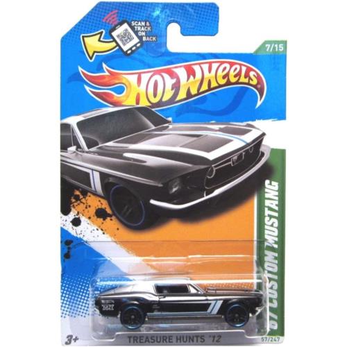 2012 Hot Wheels Regular Treasure Hunt - `67 Custom Mustang