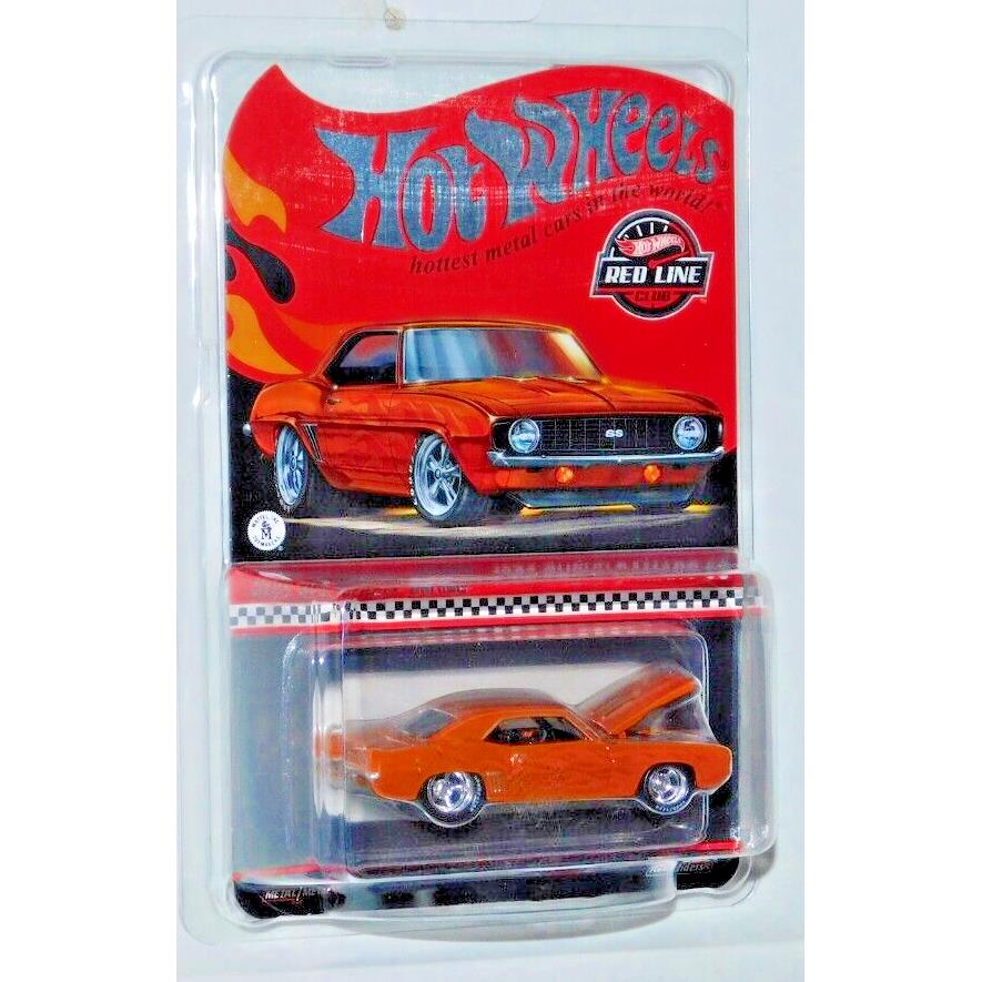 Hot Wheels 2022 Red Line Club Exclusive Selections Series 1969 Chevy Camaro SS