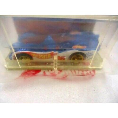 Hot Wheels York Toy Fair 1996 Power Pistons in License Plate Case in Bag