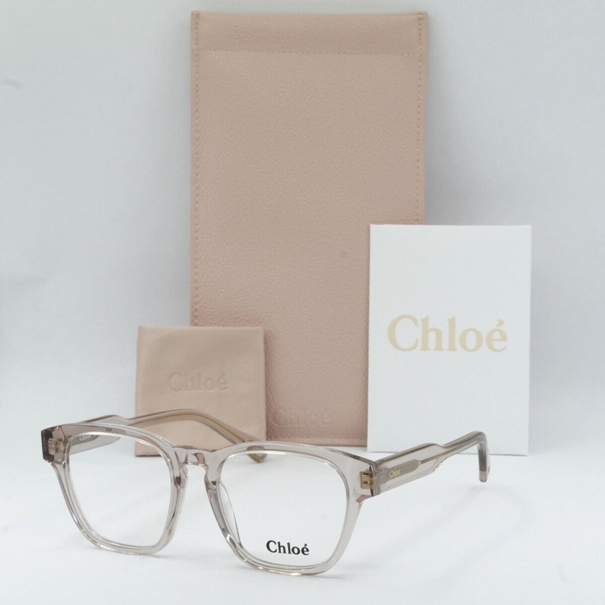 Chloe CH0161O 005 Transparent Powder 51mm Eyeglasses