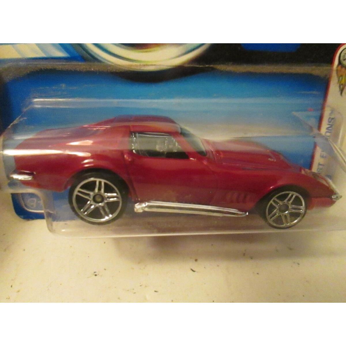 Toys Hot Wheels `69 Corvette Red with Rare Smoke Windows 2006 1st Editions