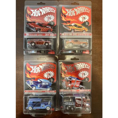 Hot Wheels Red Line Club 2004 Selections Series Full Set 4 Of 4 W/error