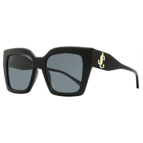 Jimmy Choo Square Sunglasses Eleni /G 1EIIR Black/tiger 53mm - Frame: Black, Lens: Gray