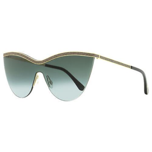 Jimmy Choo Mask Sunglasses Kristen RHL9O Gold/black 99mm - Frame: Gold/Black, Lens: Gray Gradient