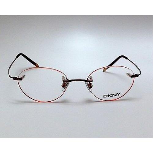 Dkny Women`s Eyeglasses 6447 Drill Mount Shiny Milky Purple Italy