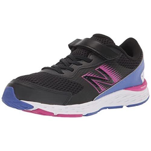 New Balance Kid`s 680 V6 Hook and Loop Running Shoe 2 W Little Kid