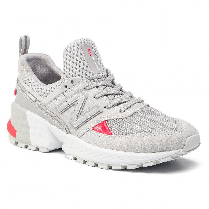New Balance MS574BRA Men`s Light Grey Comfort Sneaker 574 Shoes Size 8.5