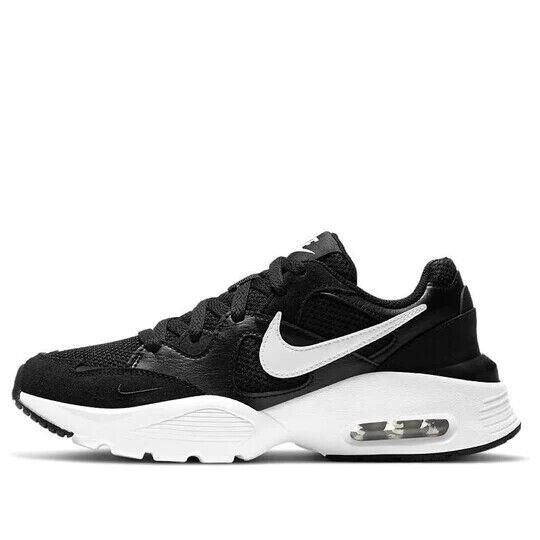 Nike Women`s Air Max Fusion Black/white Running Training Shoes CJ1671-003 - Black