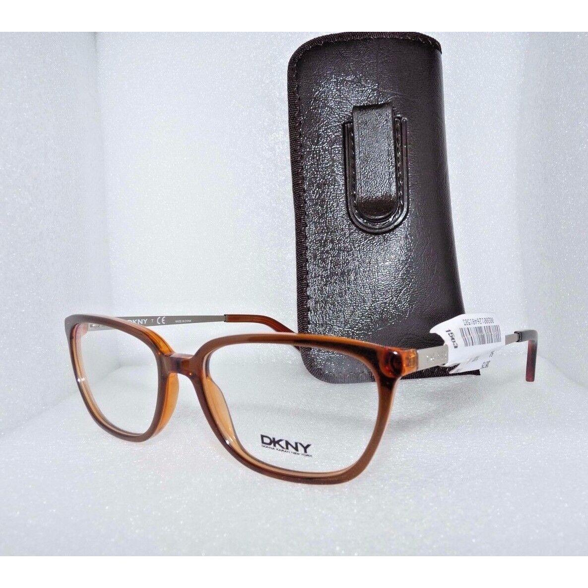 Dkny DY 4667 3675 Eyeglasses Glasses Frames 54-17-140 IN Crystal Brown