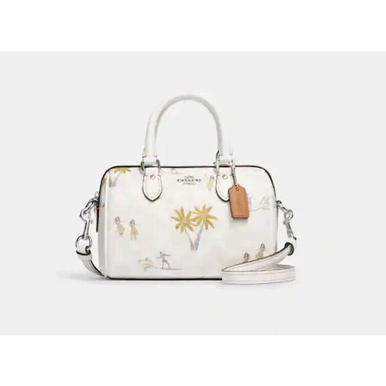 Coach Mini Rowan Crossbody In Signature Canvas with Hula Print