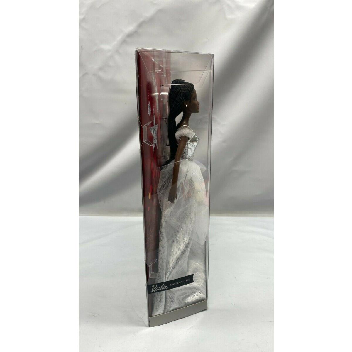 Holiday Barbie 2021 Signature African American Silver Gown