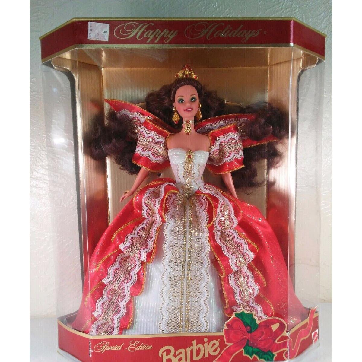 Happy Holidays Special Edition 1997 Collectable Barbie Girl Doll In Box