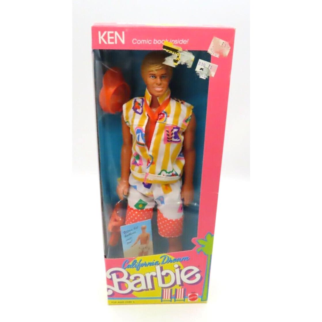 California Dream Barbie Ken 1987 Mattel 4441 Nrfb