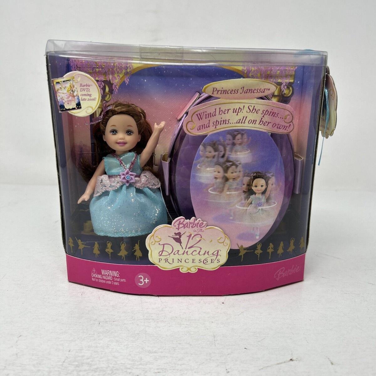 Barbie In The 12 Dancing Princesses Janessa Doll 2006 Ballerina Spinner