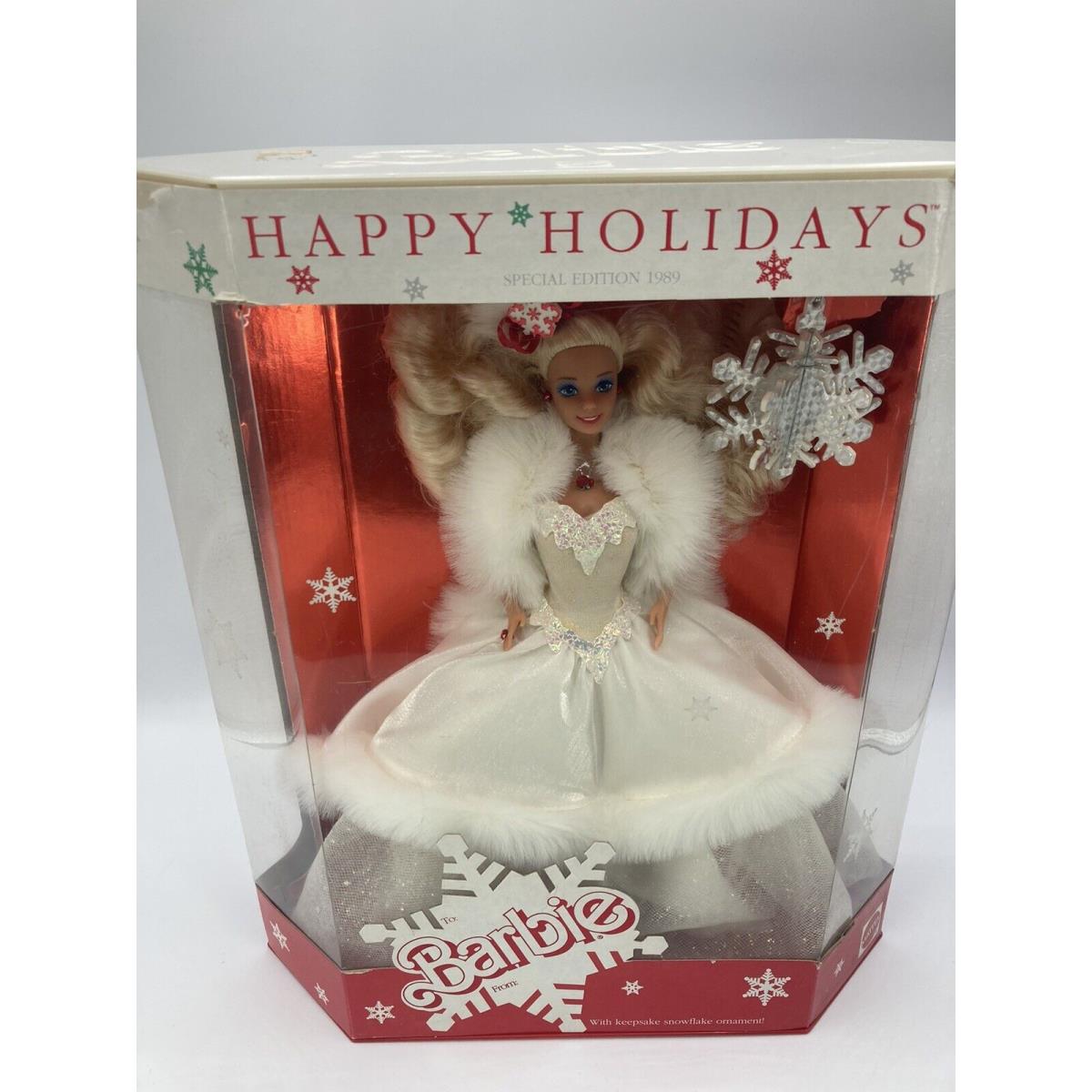 1989 Happy Holidays Barbie Special Edition Christmas Vintage