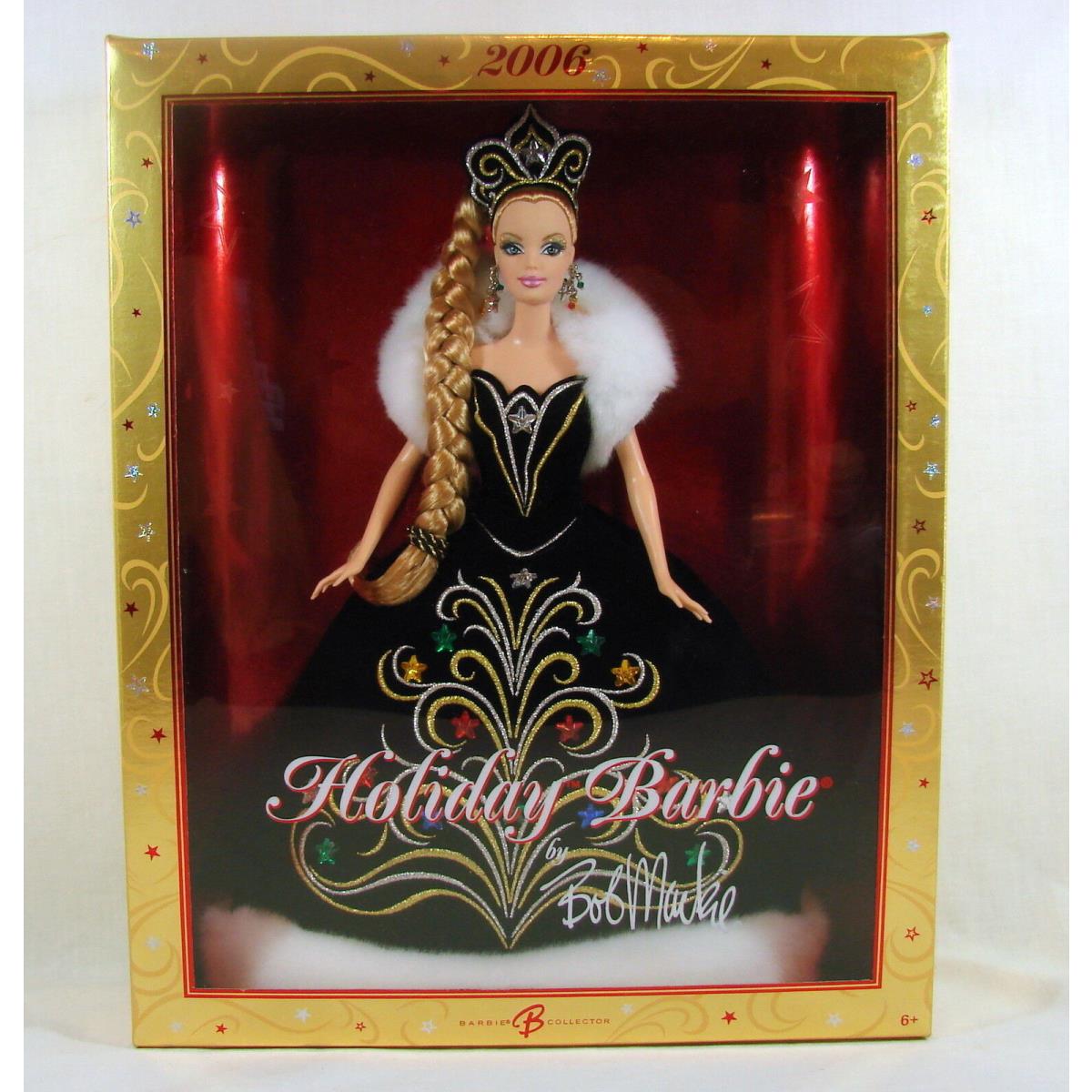 Barbie 2006 Bob Mackie Happy Holiday Barbie Collector Nrfb