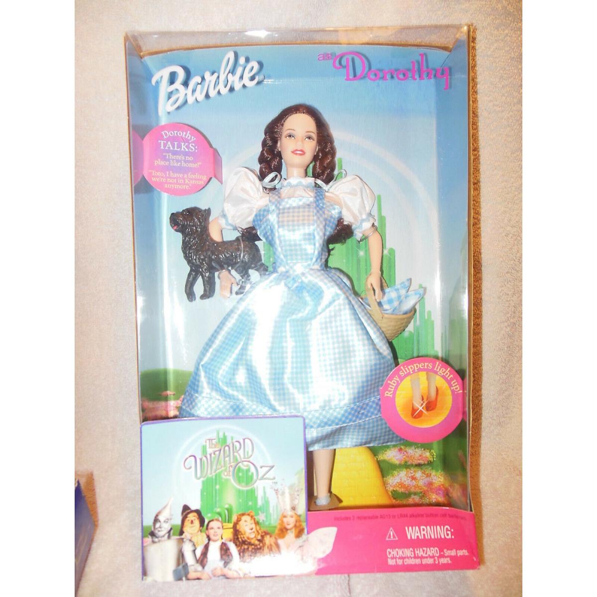 Eight 1999 Wizard OF Oz` Barbie Dolls Dorothy Lion Scarecrow Tin Man Glinda