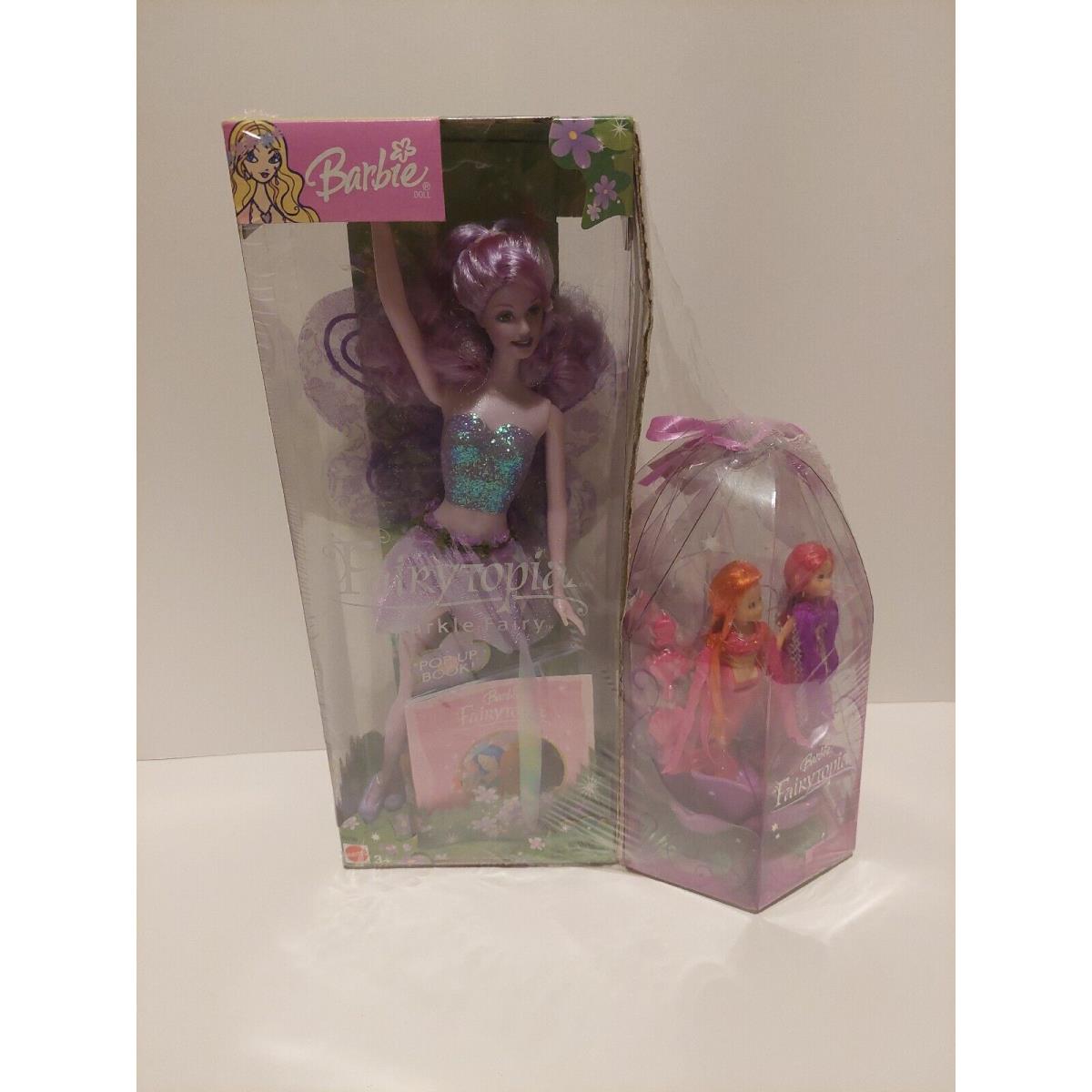 Mattel Barbie Fairytopia Sparkle Fairy and Petal Pixies Mermaids