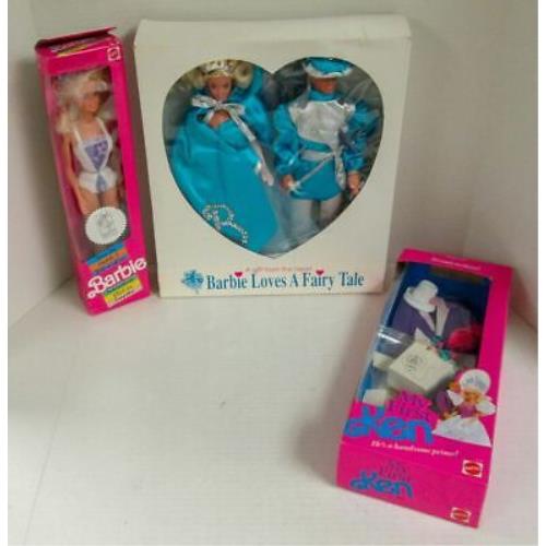 Barbie Loves a Fairy Tale Barbie and Ken Convention Souvenir Dolls + Bonus Dol