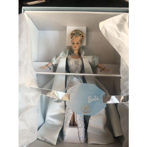 1998 Crystal Jubilee Barbie Doll Limited Edition 40th Anniversary 21923