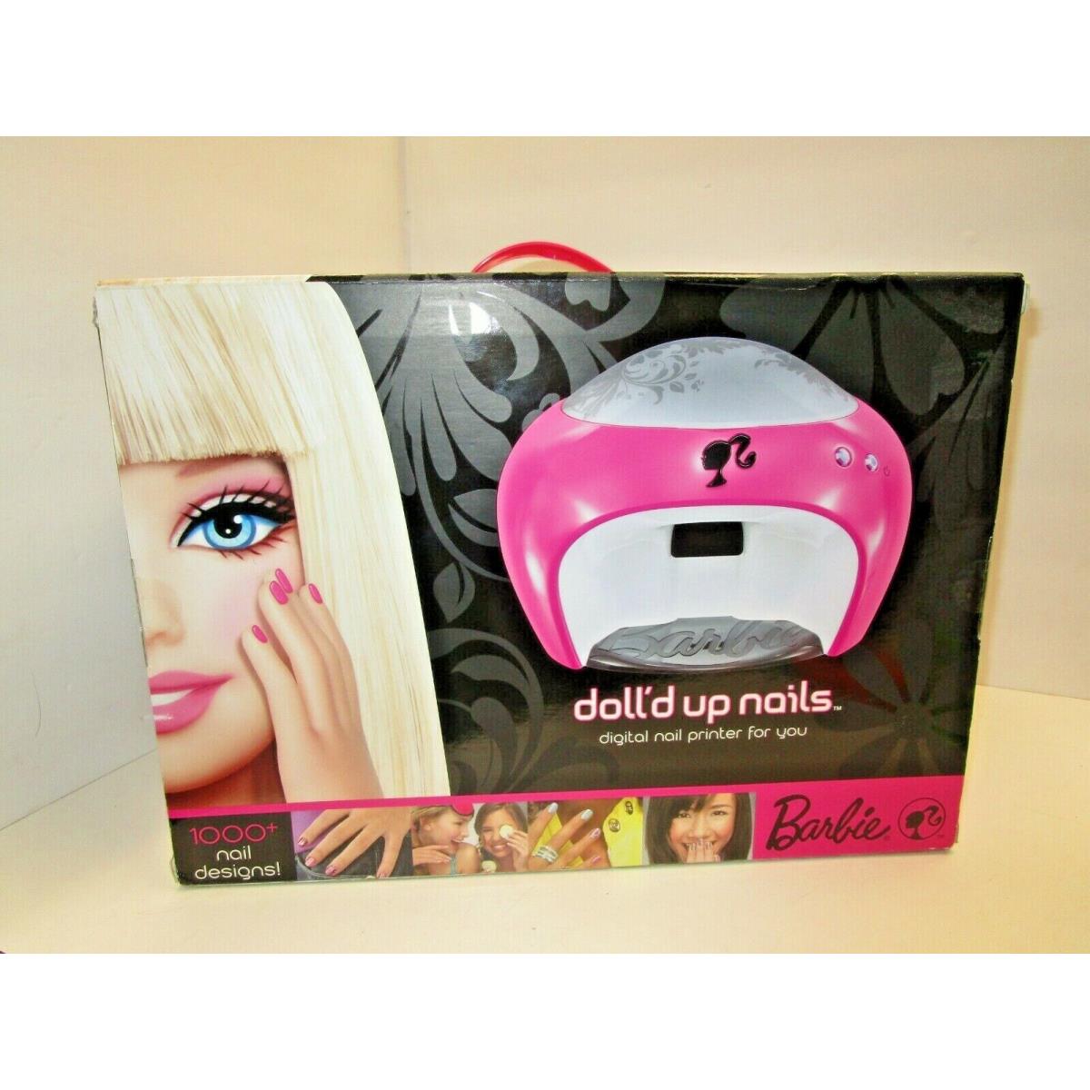 Barbie Doll d up Nails Digital Nail Printer 2008 Mattel