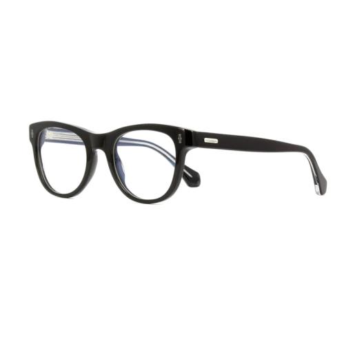 Cartier Rectangle Eyeglasses CT0340o-004-53 Black Frame Transparent Lenses