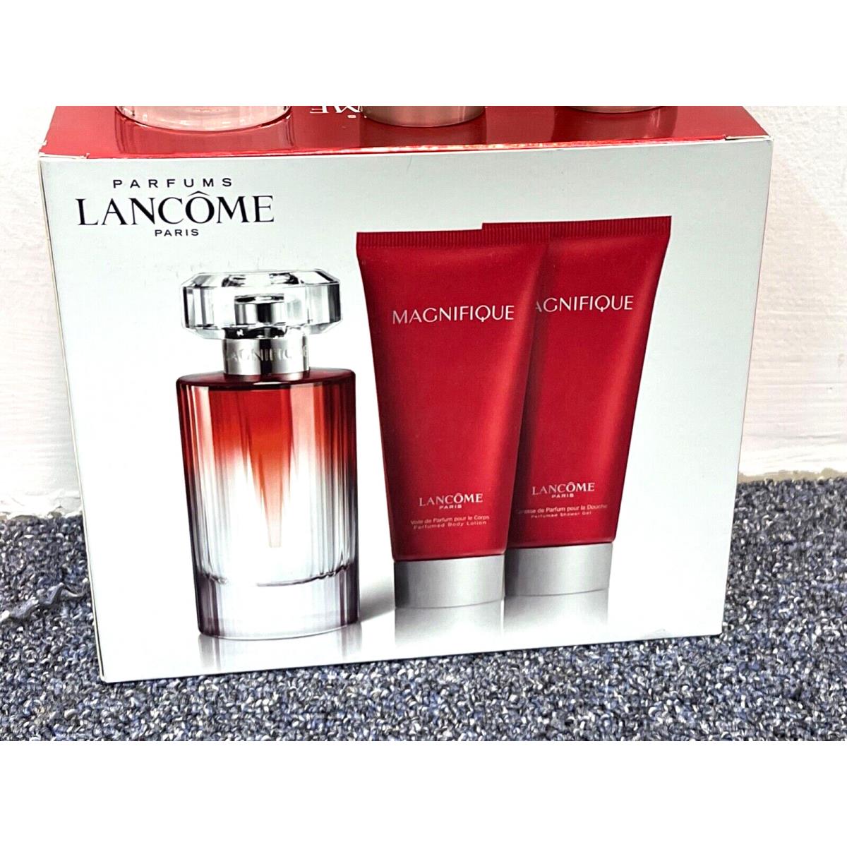 Magnifique By Lancome Women Perfume Edt Spray 1.7oz Lotion Shower G 3Pcs Set