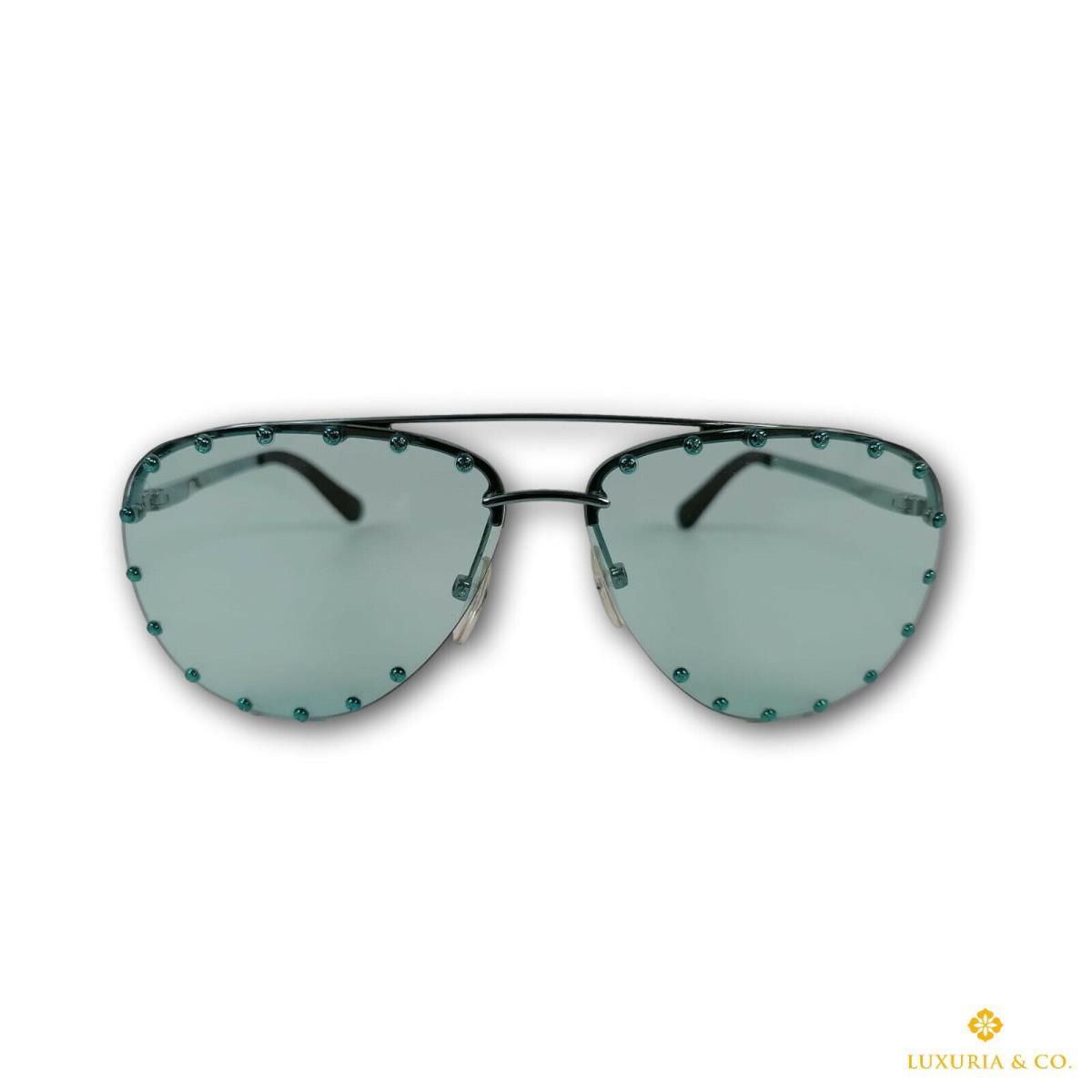 Louis Vuittonthe Party U Women`s Green Aviator Sunglasses Z1208U