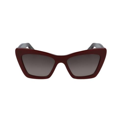 Salvatore Ferragamo SF 929S 603 Bordeaux Sunglasses with Brown Lenses