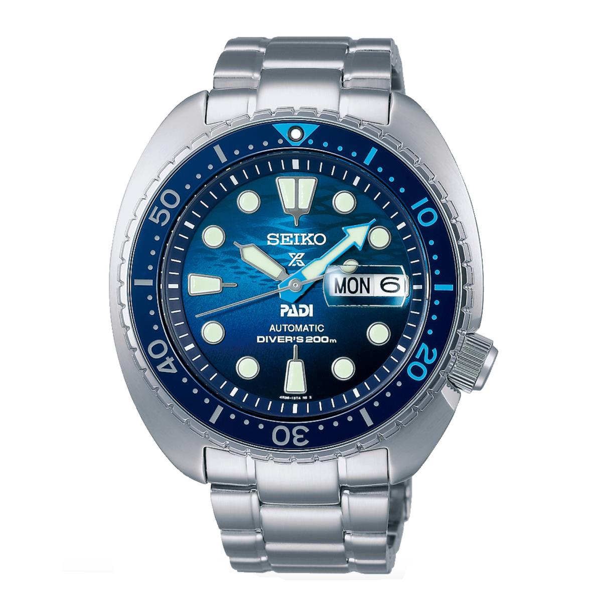 Seiko Prospex SRPK01 Padi Special Edition 45 mm Blue Dial Automatic Men`s Watch