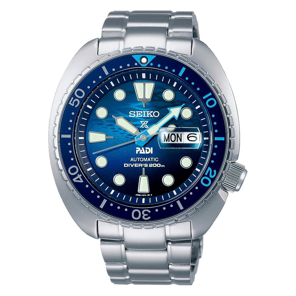 Seiko Men`s Prospex Padi Special Edition 45 mm Blue Dial Automatic Watch SRPK01