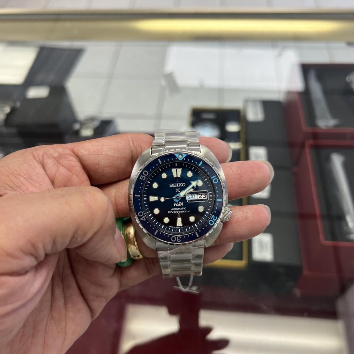 Seiko SRPK01 Padi Special Edition Blue Dial Automatic Watch 200 Meter Special