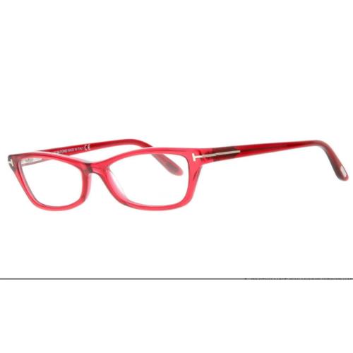 Tom Ford Rx Eyeglasses FT 5265_068 Red w/ Demo Lenas 53mm