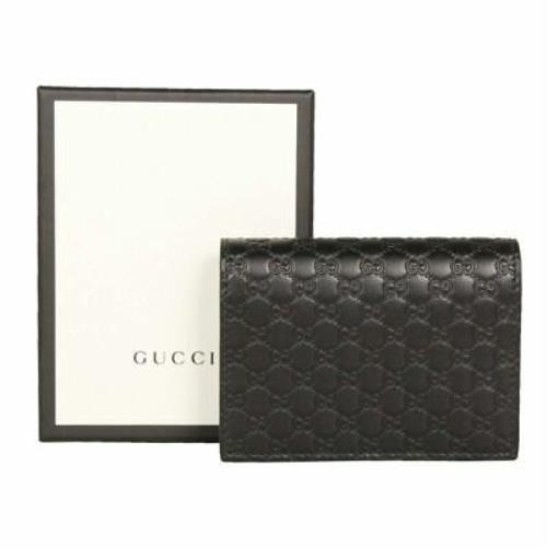 Gucci 544474 Guccissima Small Card Case Small Wallet