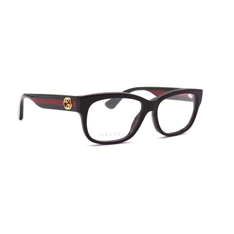 Gucci GG0278O 011 Black Multicolor Eyeglasses Frame RX 55-15