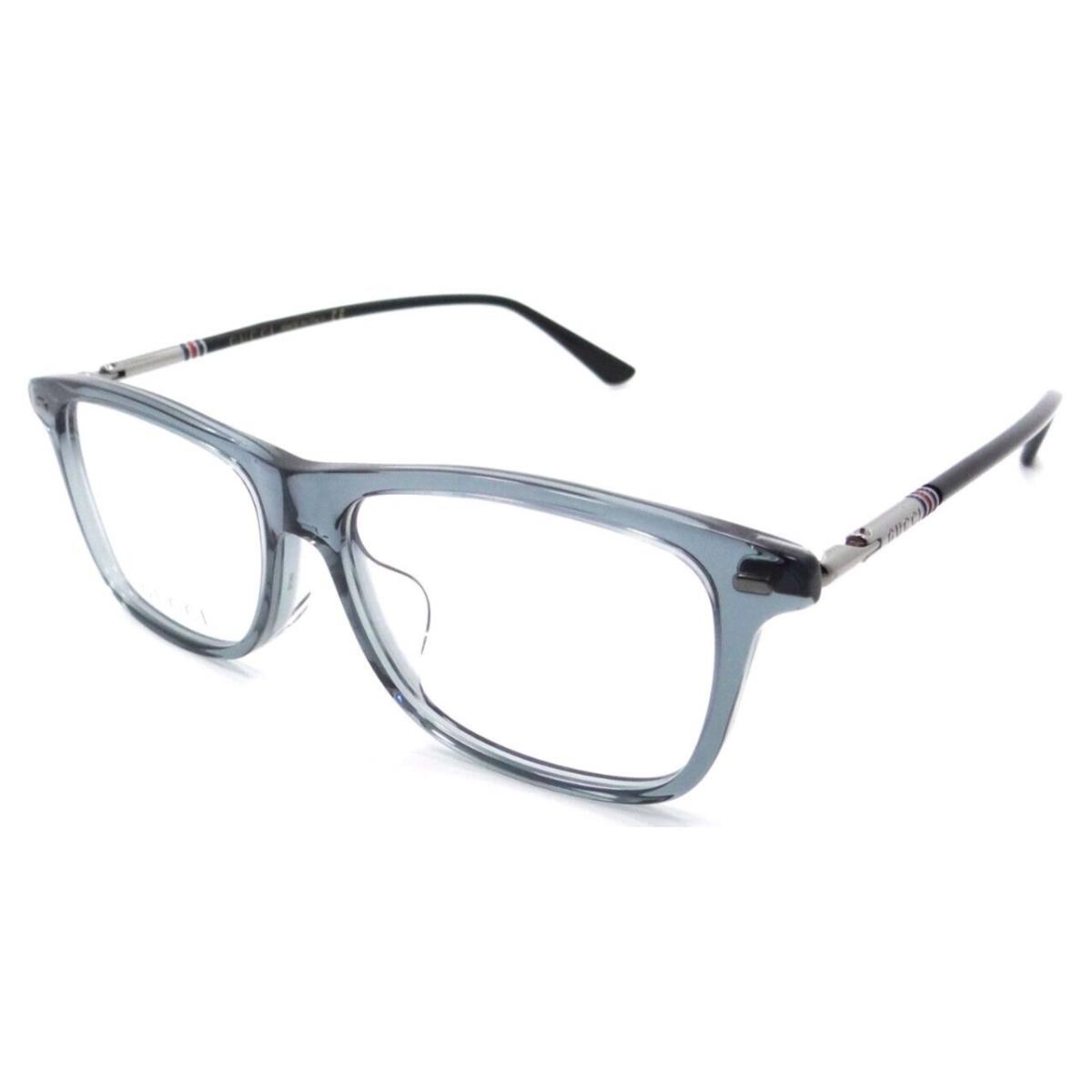 Gucci Eyeglasses Frames GG0519OA 007 55-16-145 Grey / Ruthenium Made in Italy