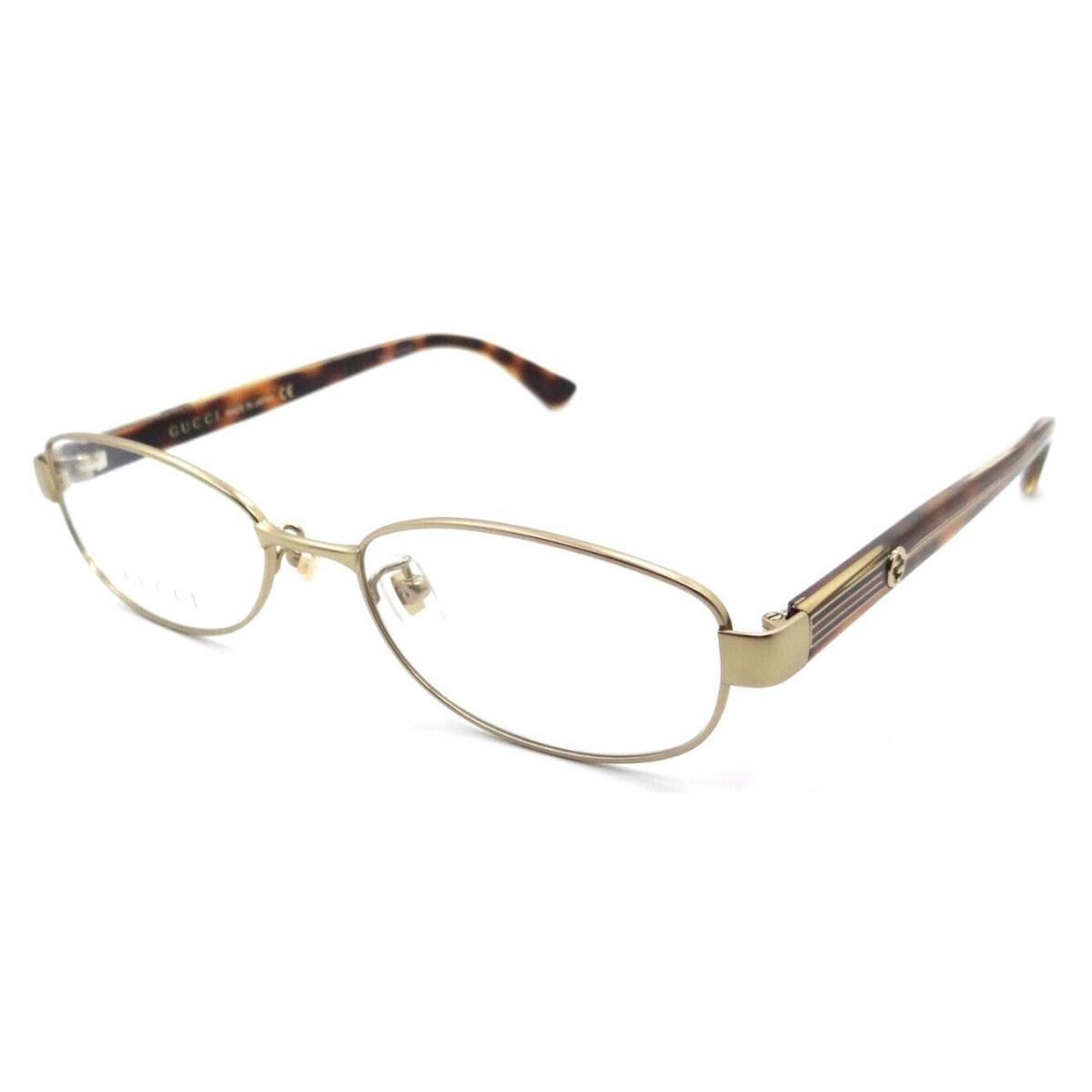 Gucci Eyeglasses Frames GG0380OJ 003 53-17-145 Gold Titanium Made in Japan