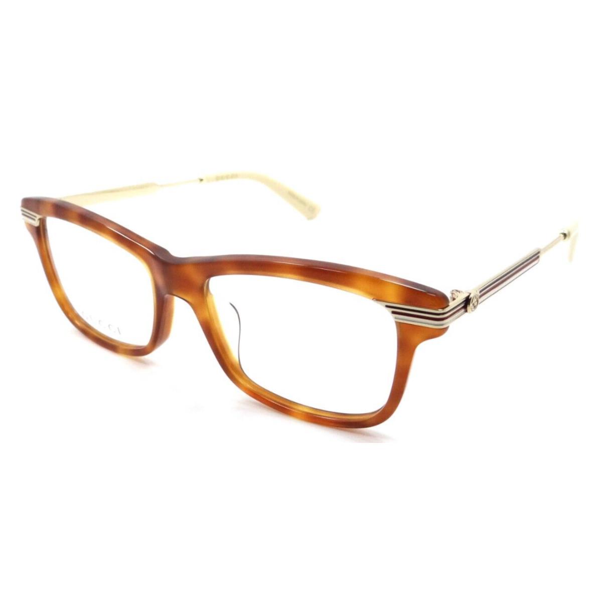 Gucci Eyeglasses Frames GG0524O 003 52-17-140 Havana / Gold Made in Japan