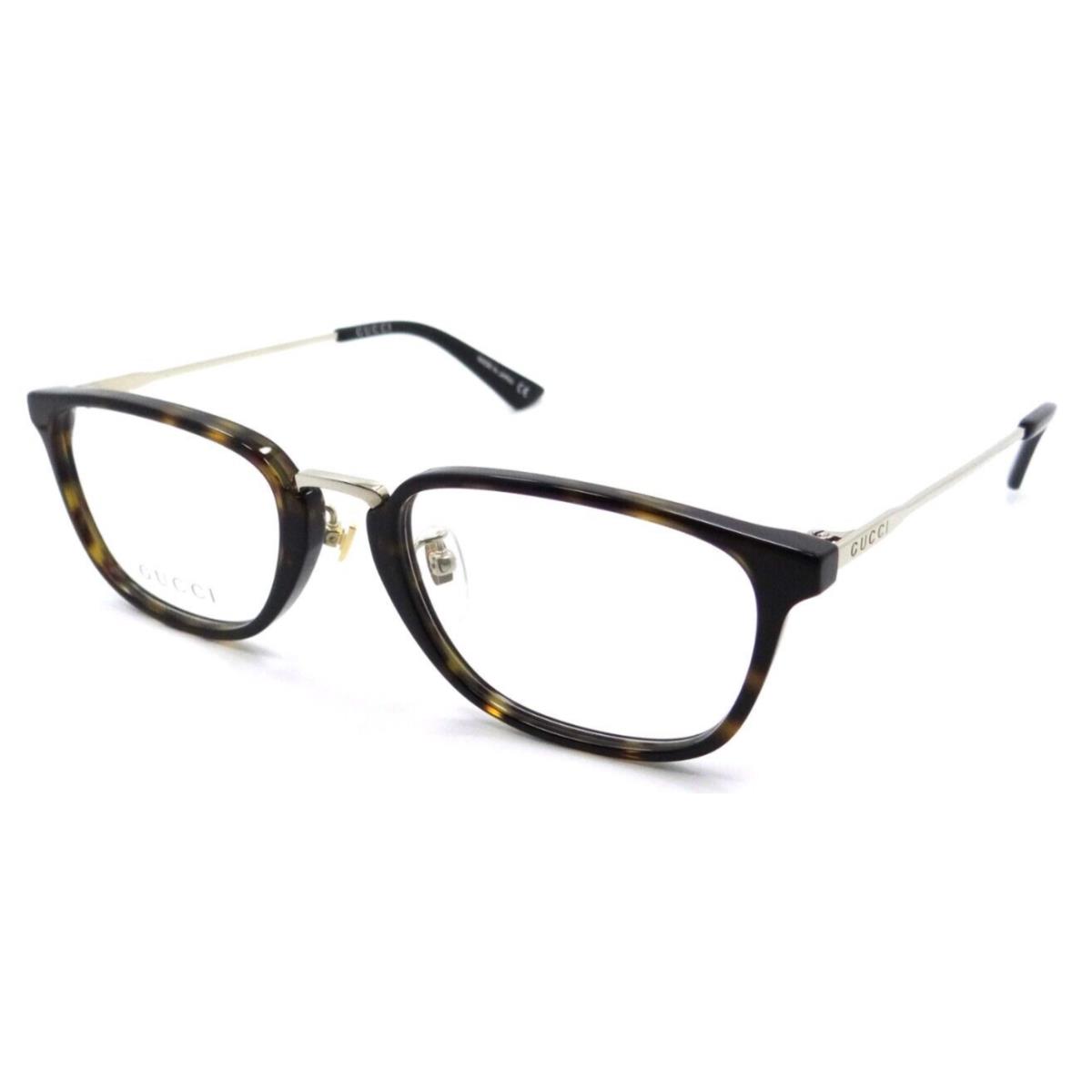 Gucci Eyeglasses Frames GG0324OJ 002 53-21-145 Havana / Gold Made in Japan