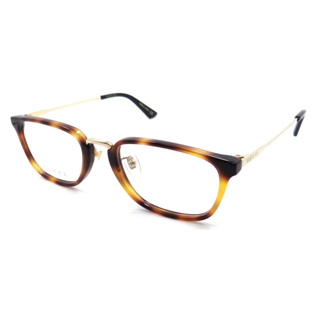 Gucci Eyeglasses Frames GG0324OJ 003 53-21-145 Havana / Gold Made in Japan