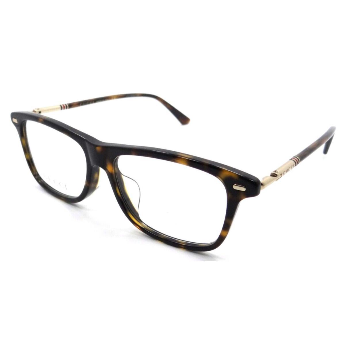 Gucci Eyeglasses Frames GG0519OA 002 52-15-140 Havana / Gold Made in Italy