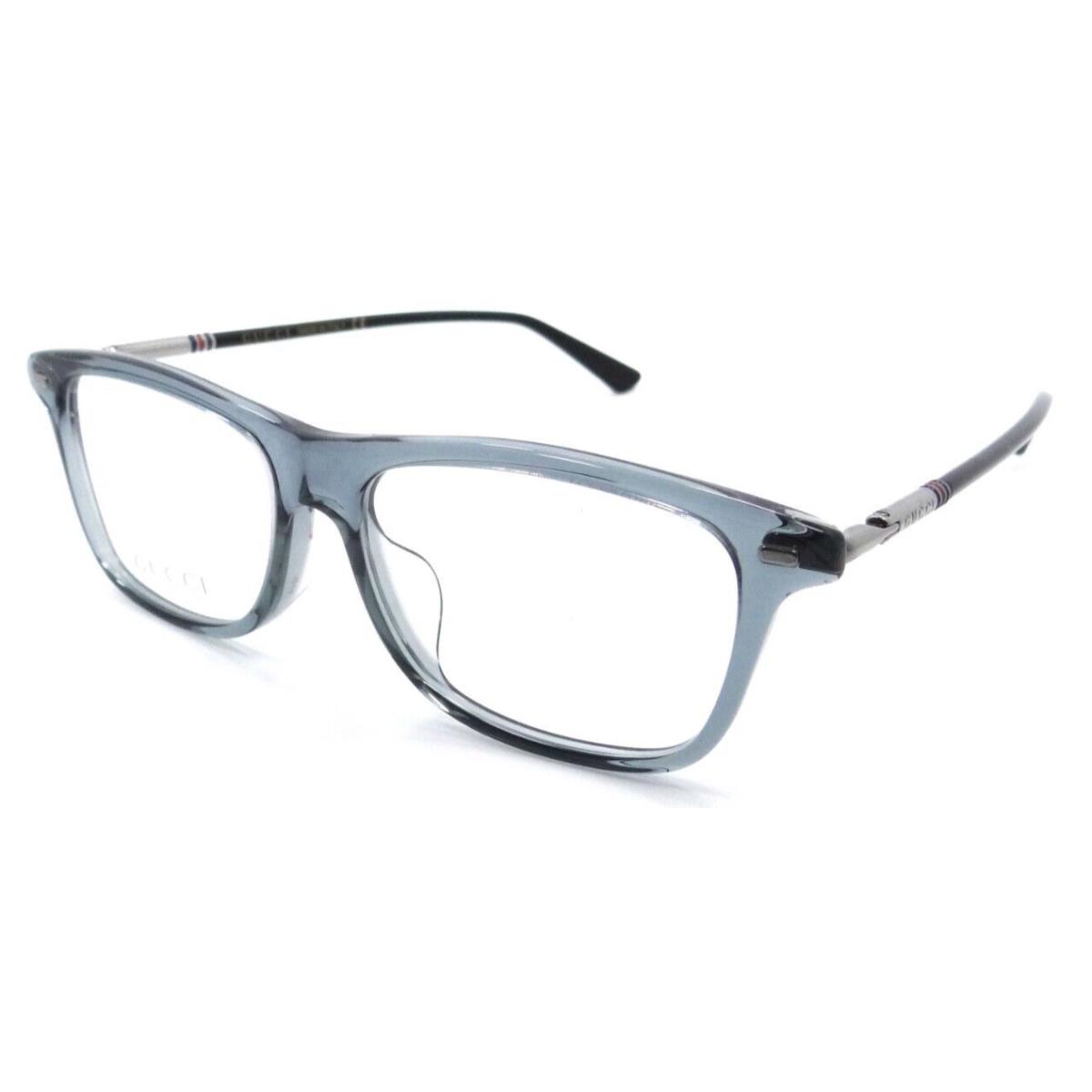 Gucci Eyeglasses Frames GG0519OA 003 52-15-140 Grey / Ruthenium Made in Italy